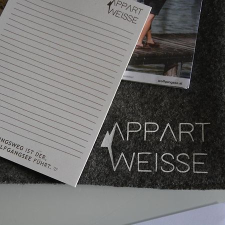 Appart Weisse Urlauben Am Wolfgangsee 圣吉尔根 外观 照片