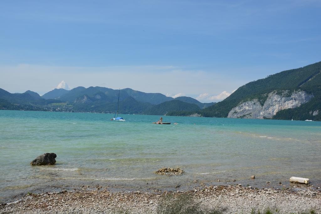 Appart Weisse Urlauben Am Wolfgangsee 圣吉尔根 外观 照片
