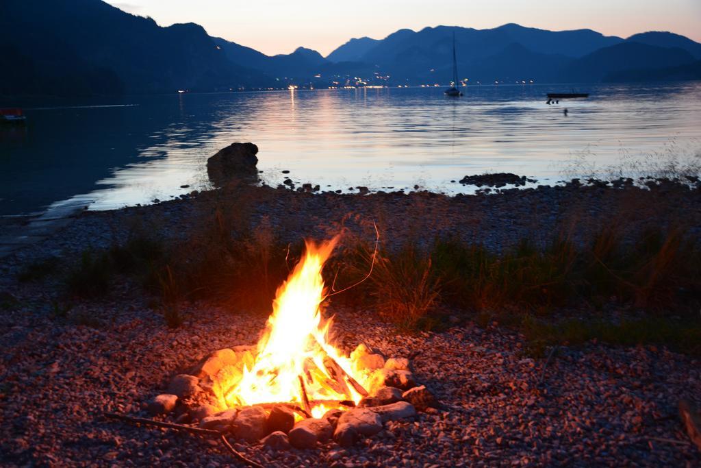 Appart Weisse Urlauben Am Wolfgangsee 圣吉尔根 外观 照片