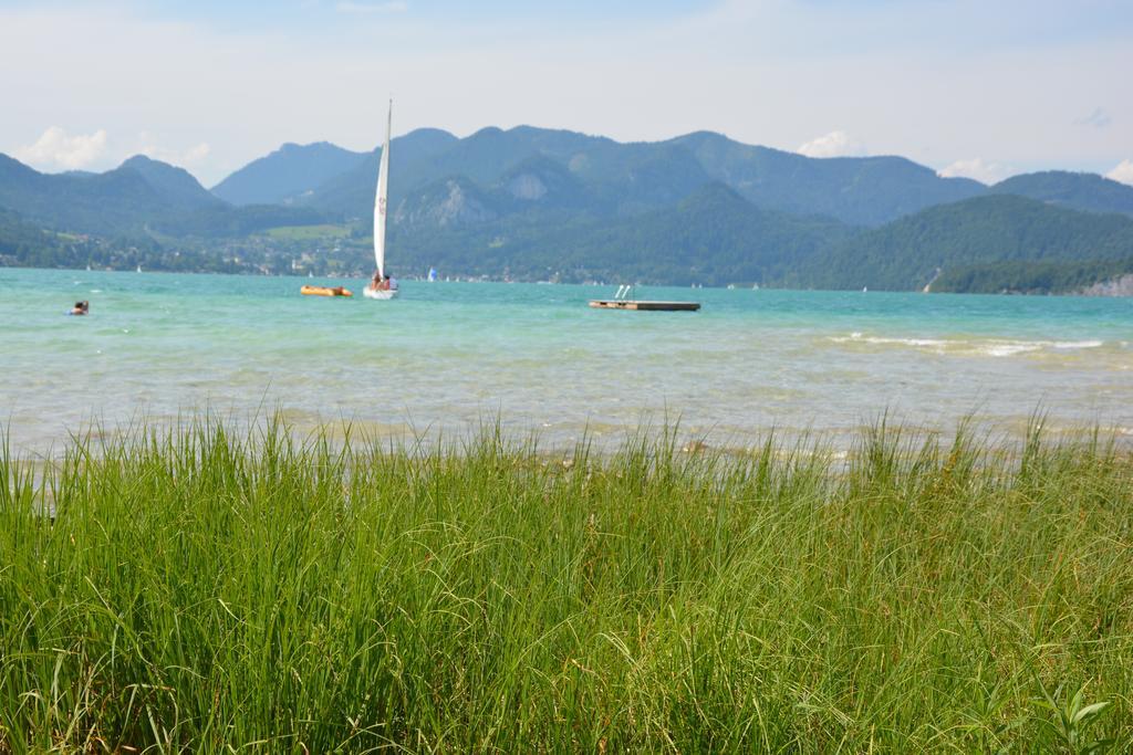 Appart Weisse Urlauben Am Wolfgangsee 圣吉尔根 外观 照片